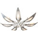 Parasol 7 Light 38.3 inch Sterling Semi-Flush Ceiling Light