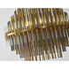 Canada 6 Light 24 inch Brass Chandelier Ceiling Light