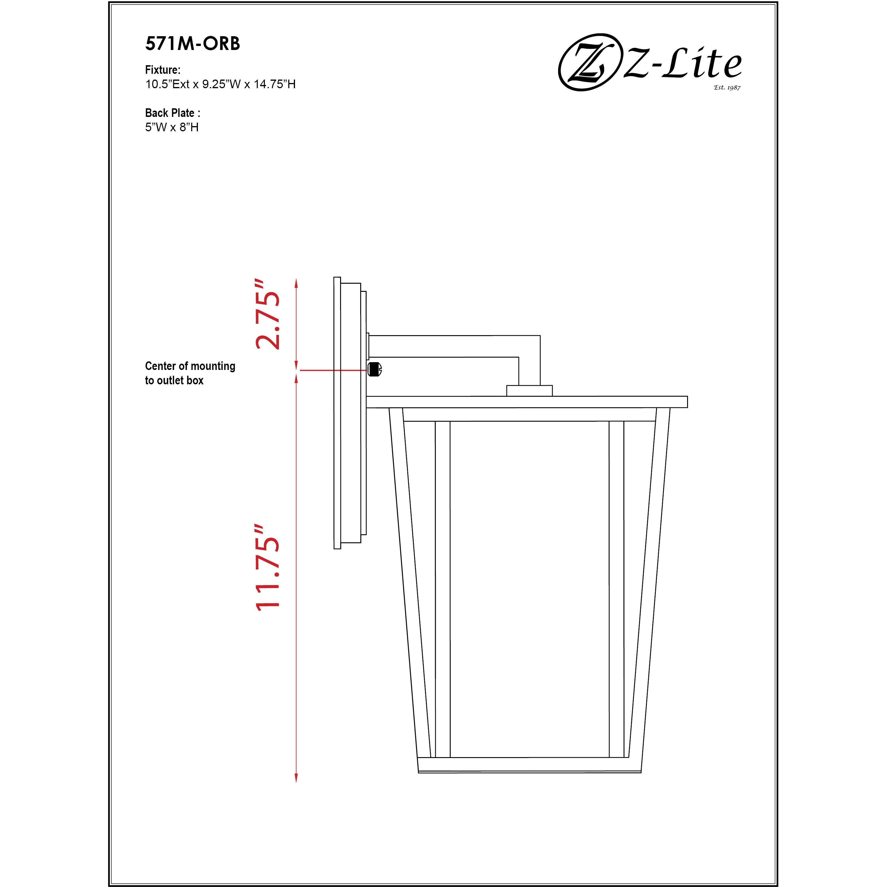Seoul 2 Light 14.75 inch Oil Rubbed Bronze Outdoor Wall Light