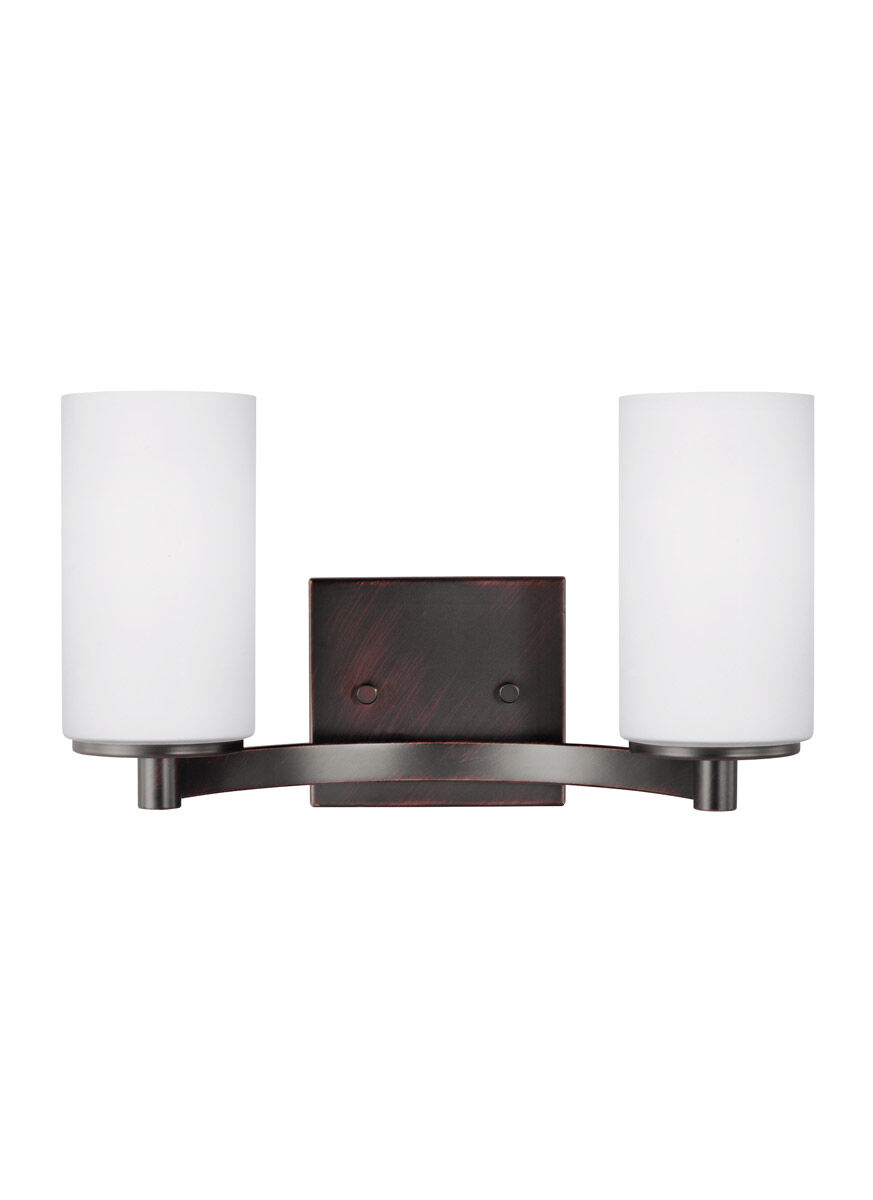 Hettinger 2 Light 13.5 inch Bronze Wall Bath Fixture Wall Light