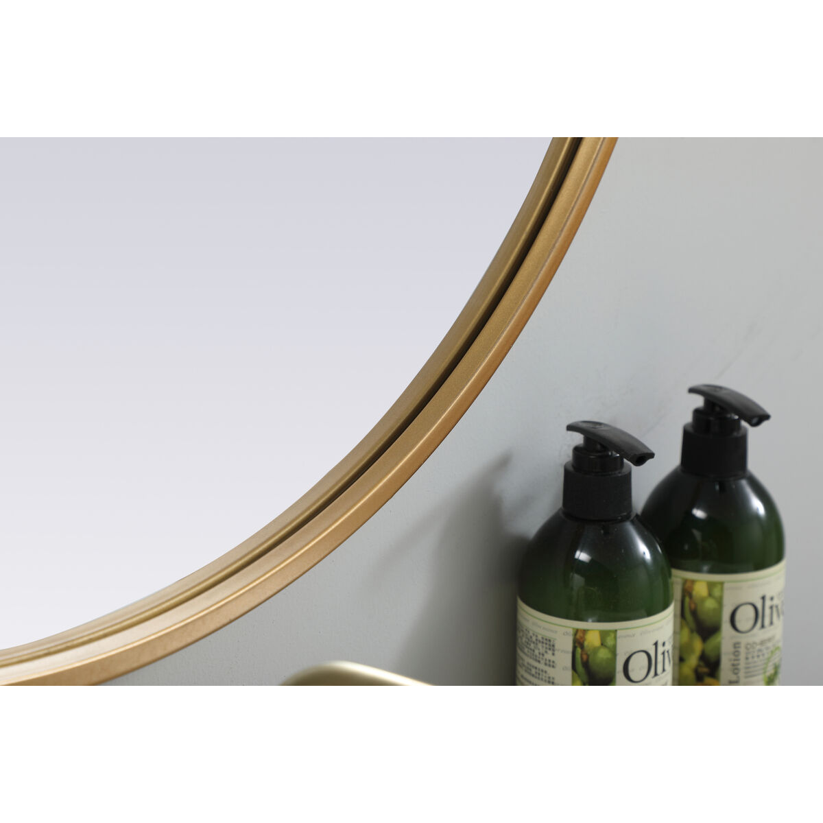 Asha 30 X 24 inch Brass Mirror in 24 x 30