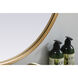 Asha 30 X 24 inch Brass Mirror in 24 x 30