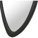 Trani 40 X 19.75 inch Matte Black Wall Mirror