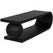 Estelle 62 X 18 inch Matte Black Coffee Table