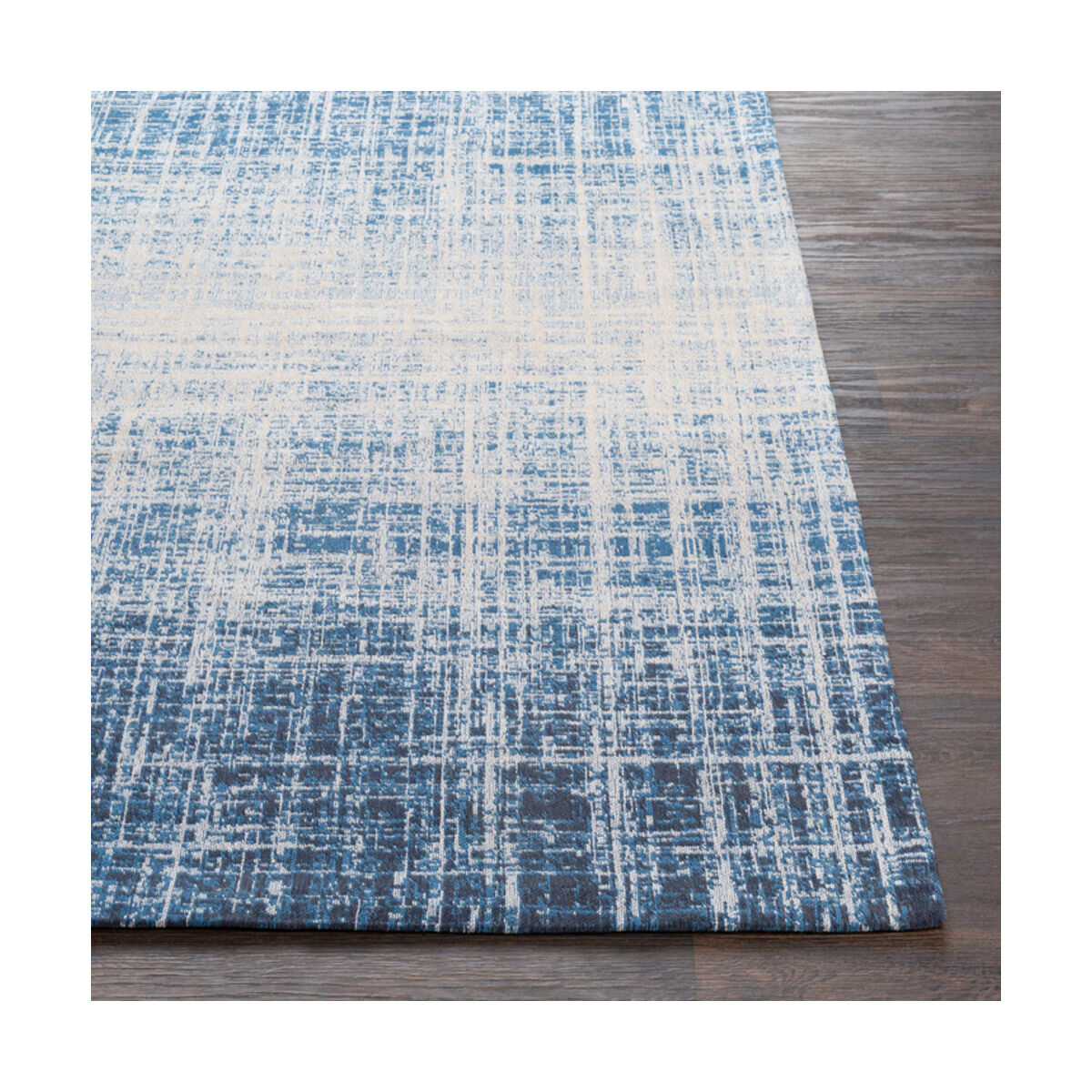 Amsterdam 90 X 60 inch Dark Blue/Pale Blue/Beige/Ink Rugs, Rectangle