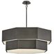 Facet 12 Light 38 inch Black Oxide Chandelier Ceiling Light
