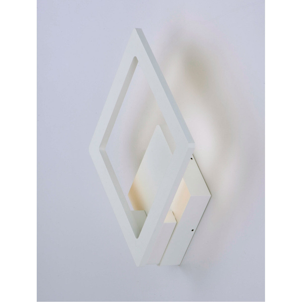 Alumilux Rhombus LED 14.25 inch White Outdoor Wall Sconce