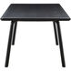Malibu 88 X 38 inch Black Dining Table