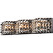 Tate 3 Light 21 inch Black Bath Sconce Wall Light