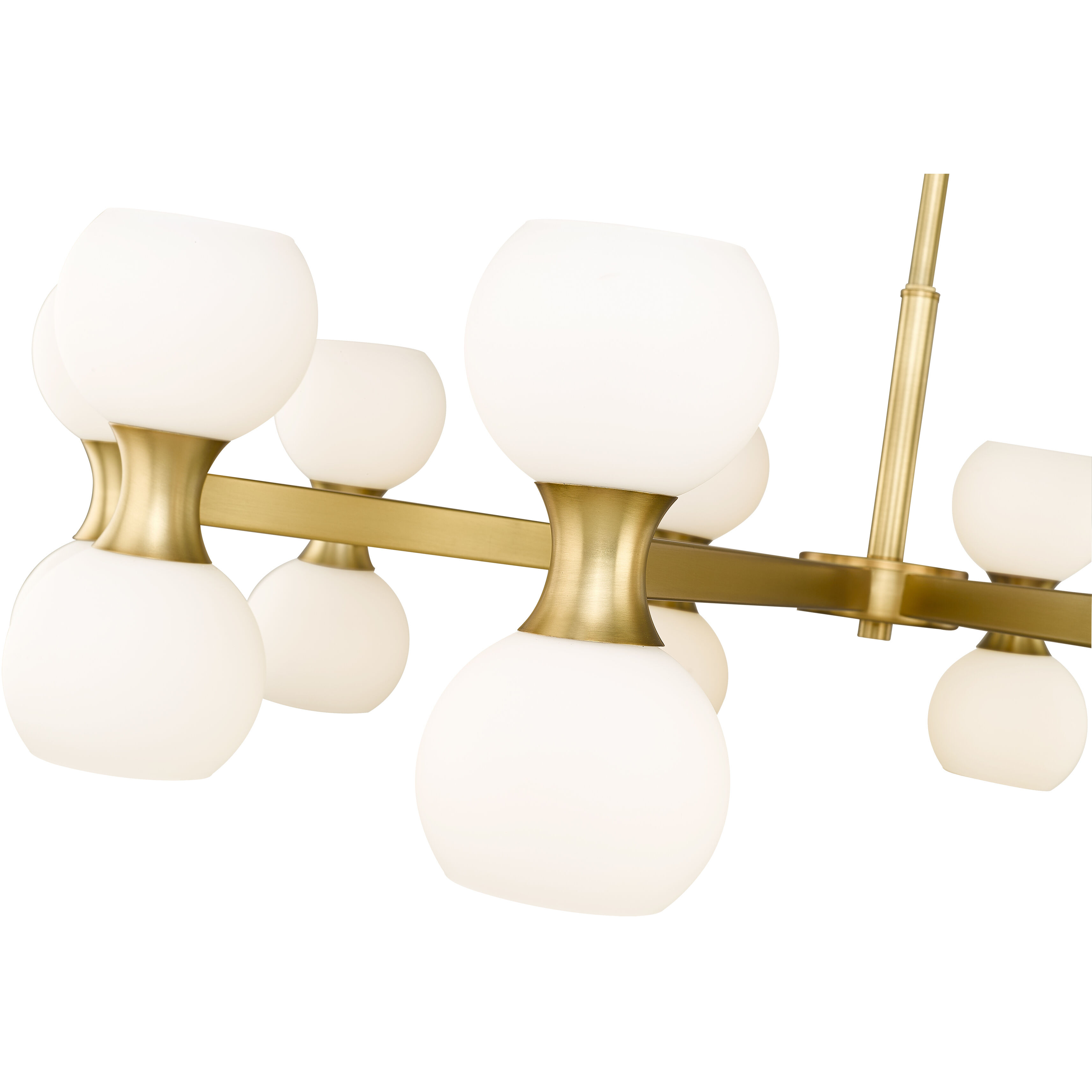 Artemis 20 Light 42 inch Modern Gold Chandelier Ceiling Light