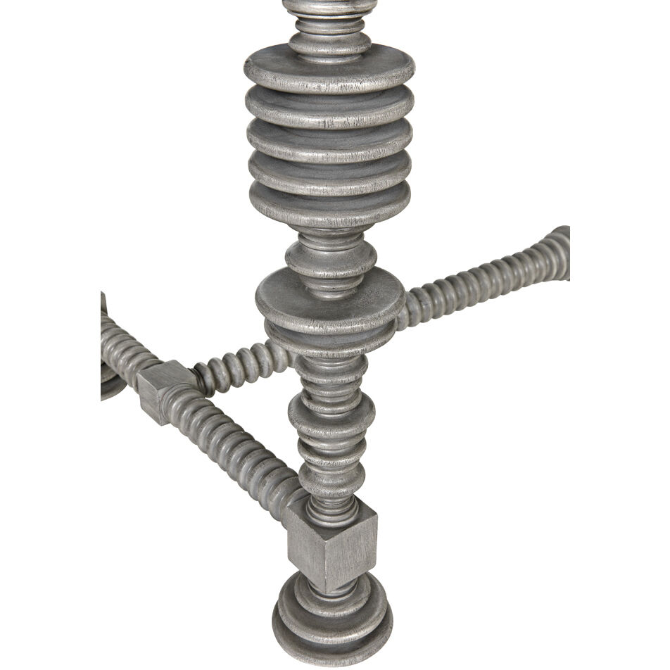 Portuguese 60 X 28 inch Distressed Grey Desk, Small