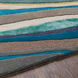 Lounge 72 X 48 inch Teal/Aqua/Taupe/Cream/Dark Brown/Ink Rugs, Rectangle