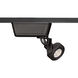 Low Volt 1 Light 120 Black Track Head Ceiling Light in H Track