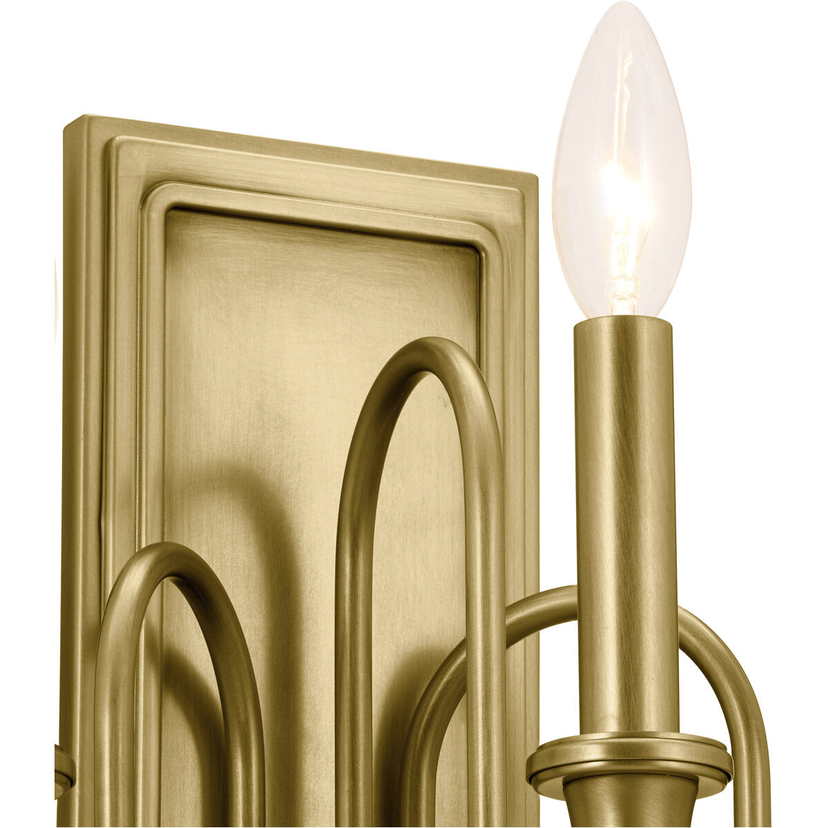 Homestead Karthe 3 Light 10 inch Natural Brass Wall Sconce Wall Light, Karthe