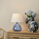 Demi 17 inch Blue Table Lamp Portable Light