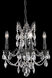Rosalia 4 Light 17 inch Dark Bronze Dining Chandelier Ceiling Light in Royal Cut