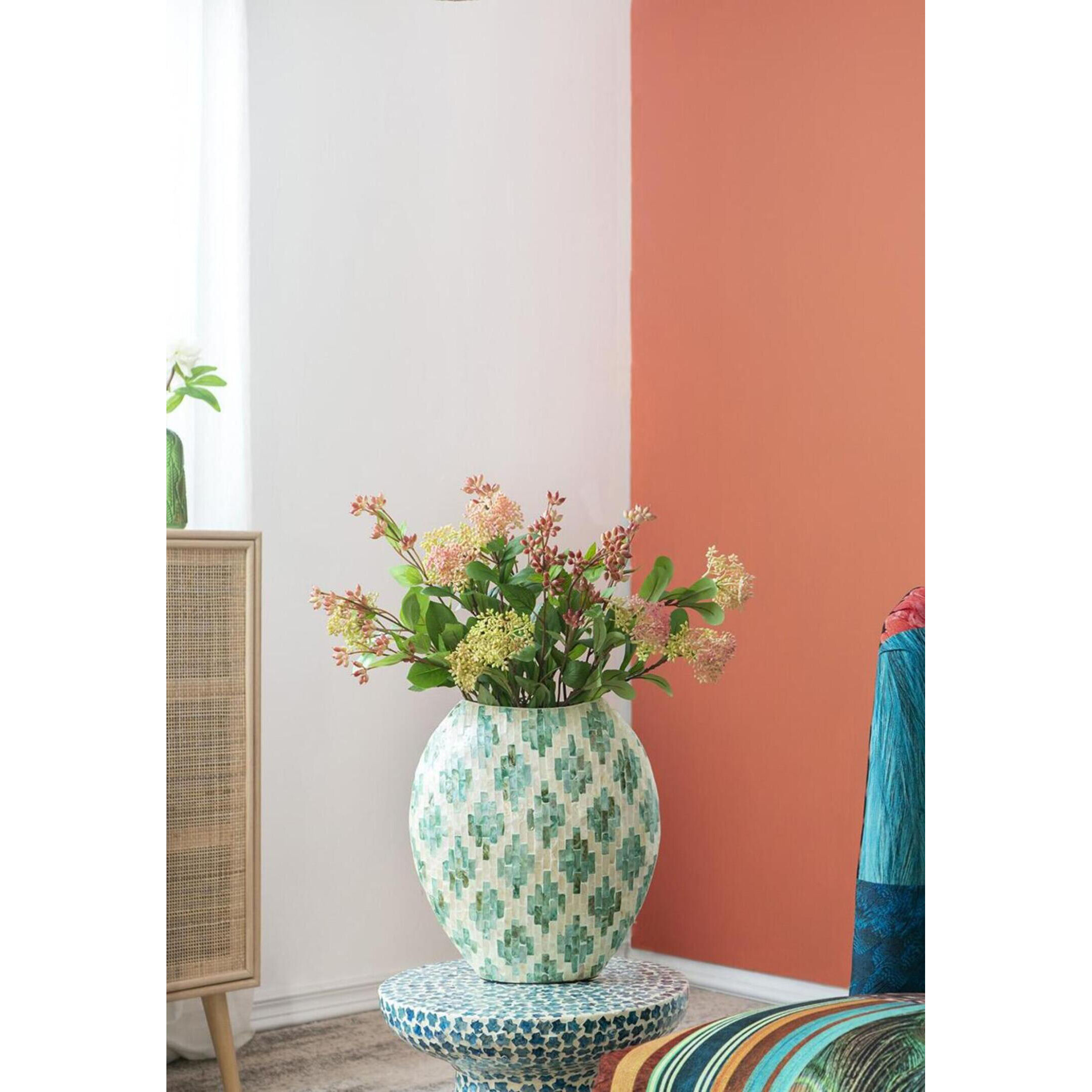 Diamond 13.8 X 5.9 inch Vase