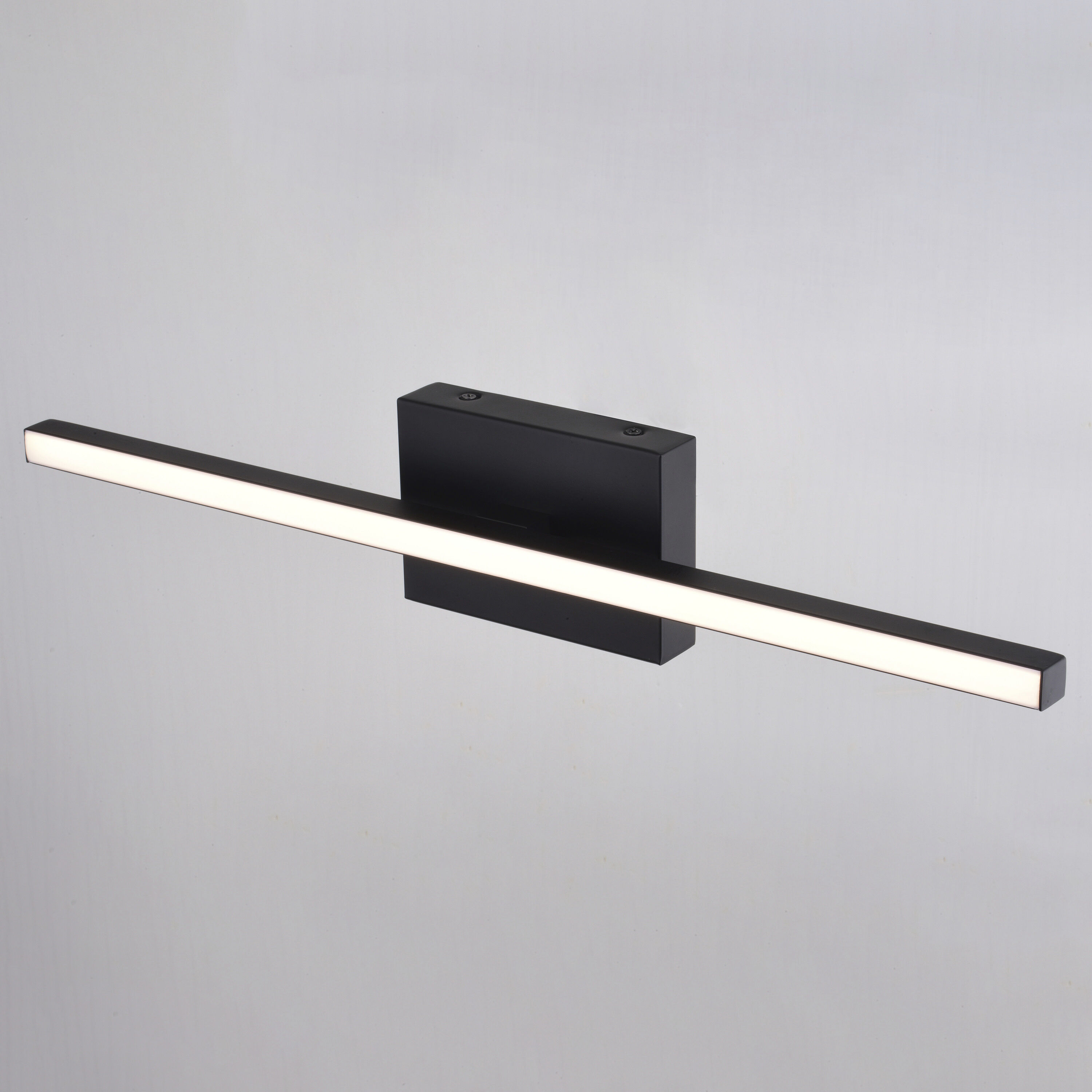 Ashburn LED 24 inch Matte Black Bathroom Light Wall Light