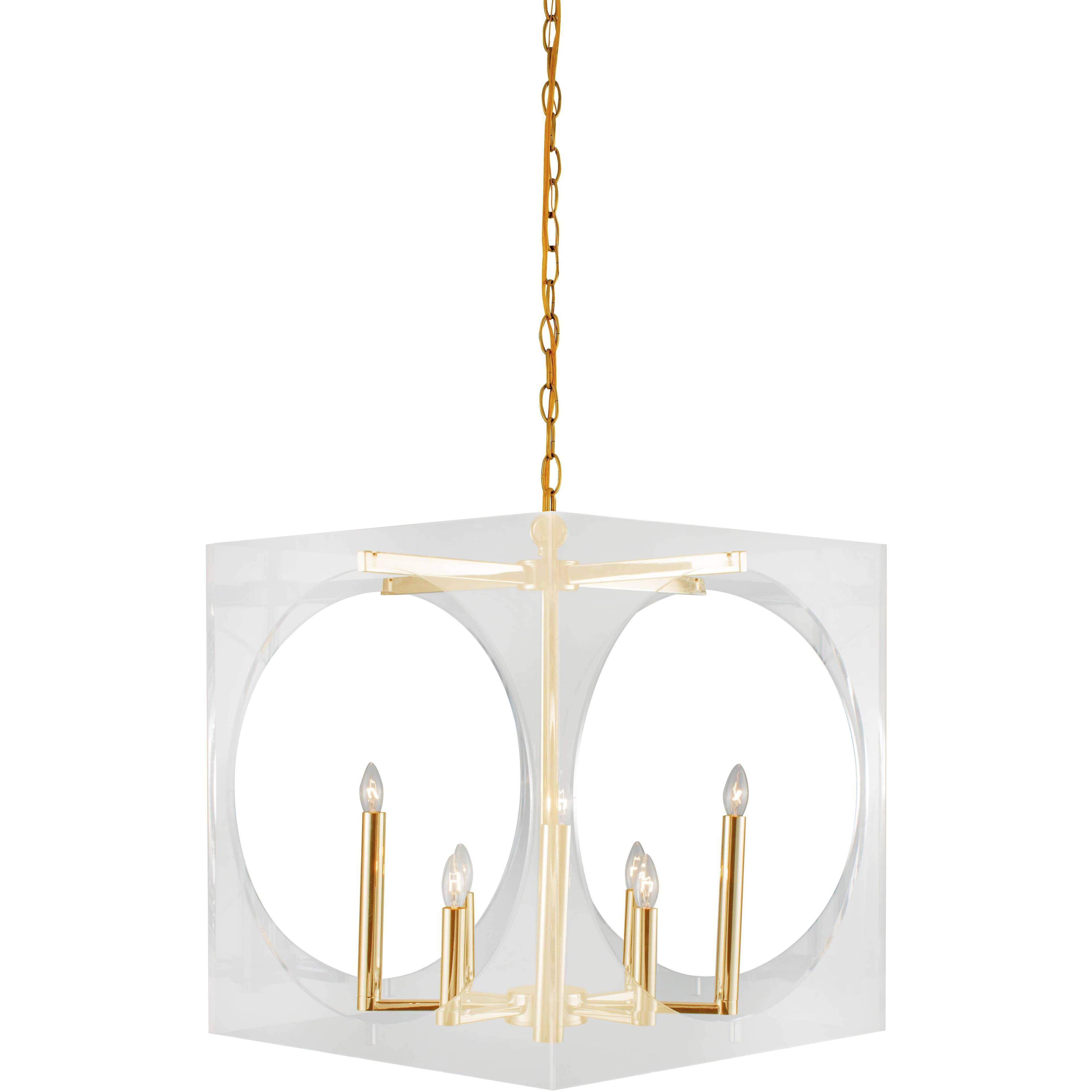 Canada 8 Light 20 inch Gold Chandelier Ceiling Light