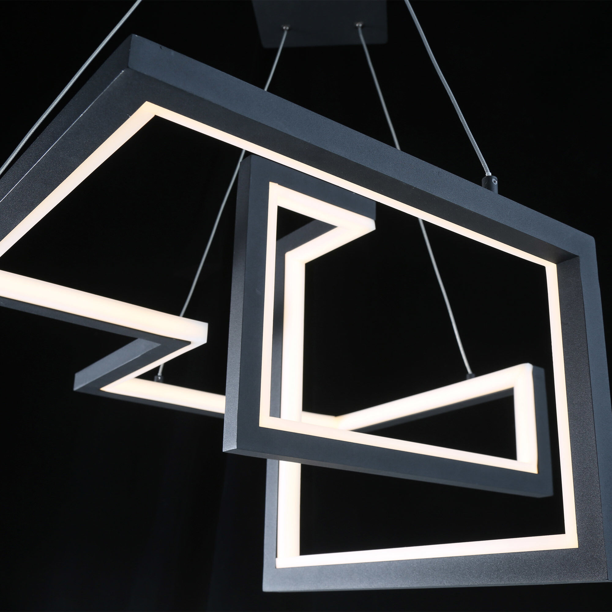 Minecraft LED 23.25 inch Black Pendant Ceiling Light, dweLED