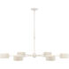 Monreale LED 54 inch White Chandelier Ceiling Light