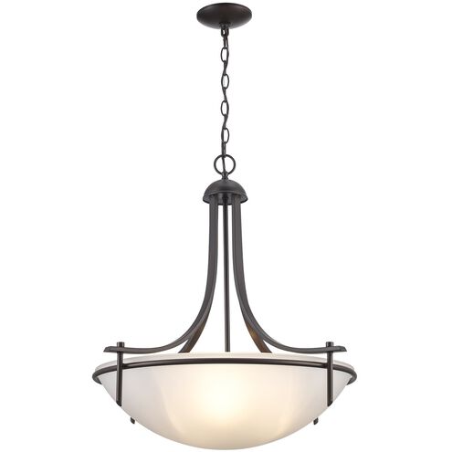 Vitalian 3 Light 26 inch Rubbed Oil Bronze Pendant Ceiling Light in Frosted