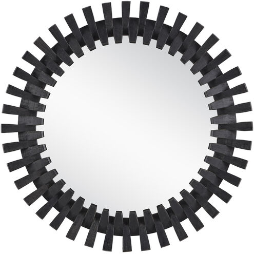 Diza 48 inch Black and Mirror Mirror