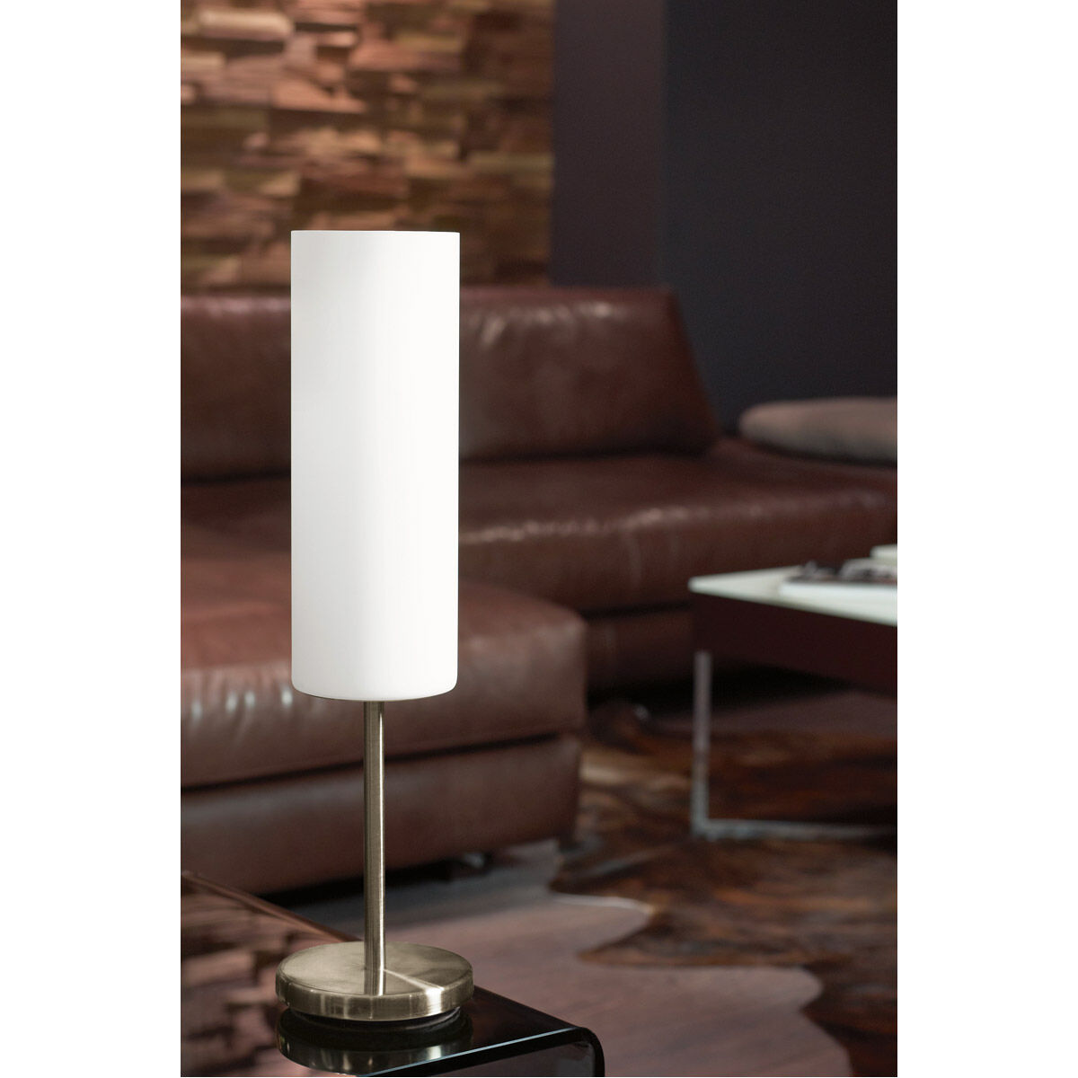 Troy 3 18 inch 60.00 watt Matte Nickel Table Lamp Portable Light