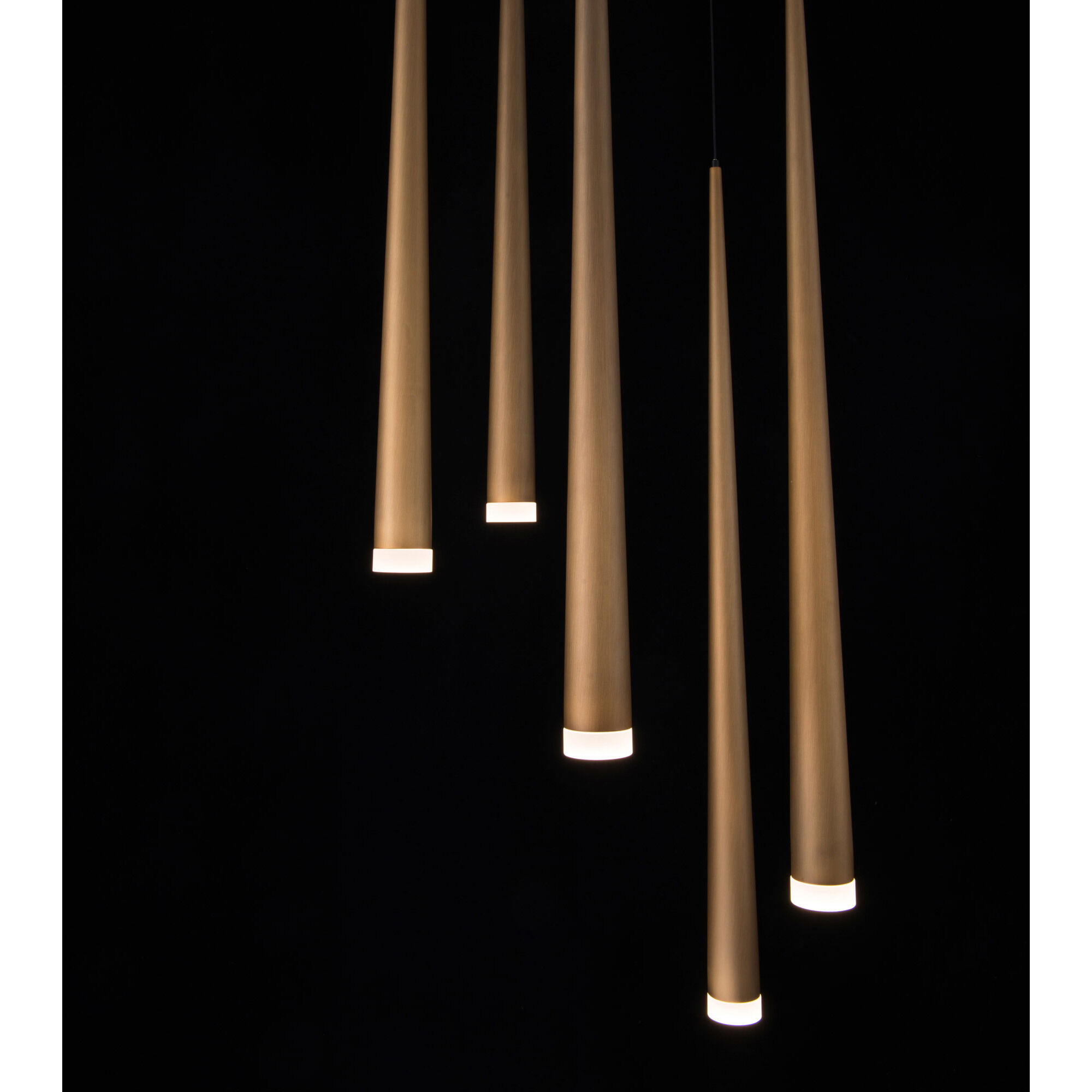 Modern Forms PD-41805R-AB Cascade LED 17 inch Aged Brass Multi