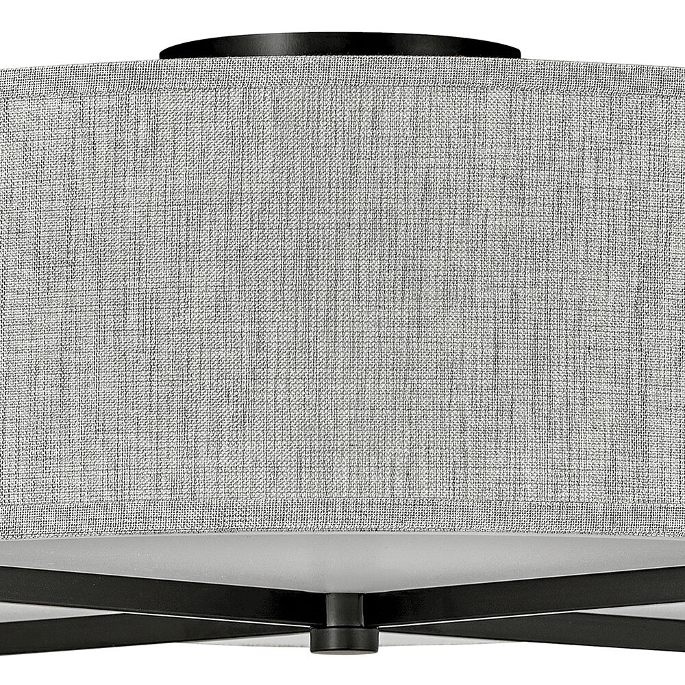 Galerie Axis 4 Light 25.5 inch Black Indoor Semi-Flush Mount Ceiling Light