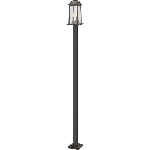 Millworks 2 Light 110.25 inch Oil Rubbed Bronze Outdoor Post Mounted Fixture