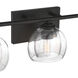 Glint 3 Light 24 inch Dark Bronze Vanity Wall Light