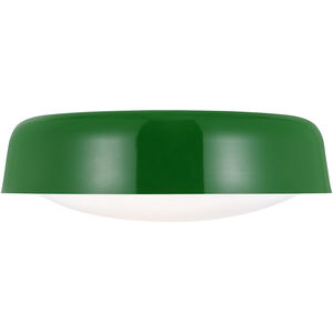 kate spade new york Draper 2 Light 15.88 inch Green Flush Mount Ceiling Light