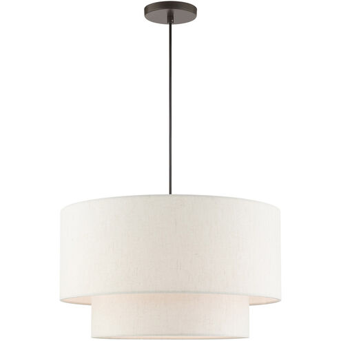 Meadow 3 Light 20 inch English Bronze Pendant Ceiling Light