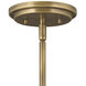 Keating 1 Light 14.25 inch Heritage Brass Indoor Pendant Ceiling Light