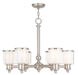 Middlebush 6 Light 28 inch Brushed Nickel Chandelier Ceiling Light