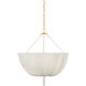 Carolina 3 Light 30 inch Aged Brass Pendant Ceiling Light
