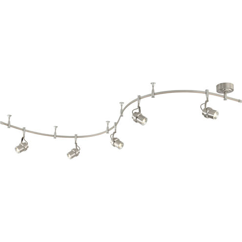 Cinema 9V Brushed Nickel Fixed Track Light Ceiling Light, M12764SH is the head replacement 