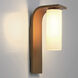Colonne 1 Light 15 inch Gold Outdoor Wall Sconce