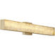 Divinely LED 3 inch Celeste Brass ADA Wall Sconce Wall Light