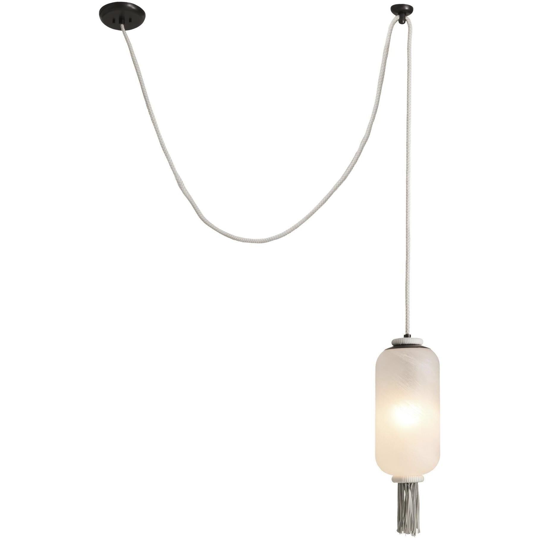 Leandra 1 Light 8 inch White Swag Pendant Ceiling Light