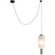 Leandra 1 Light 8 inch White Swag Pendant Ceiling Light