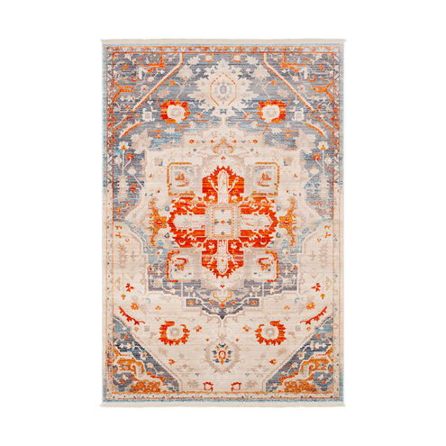 Preston 93 X 60 inch Burnt Orange Rug, Rectangle