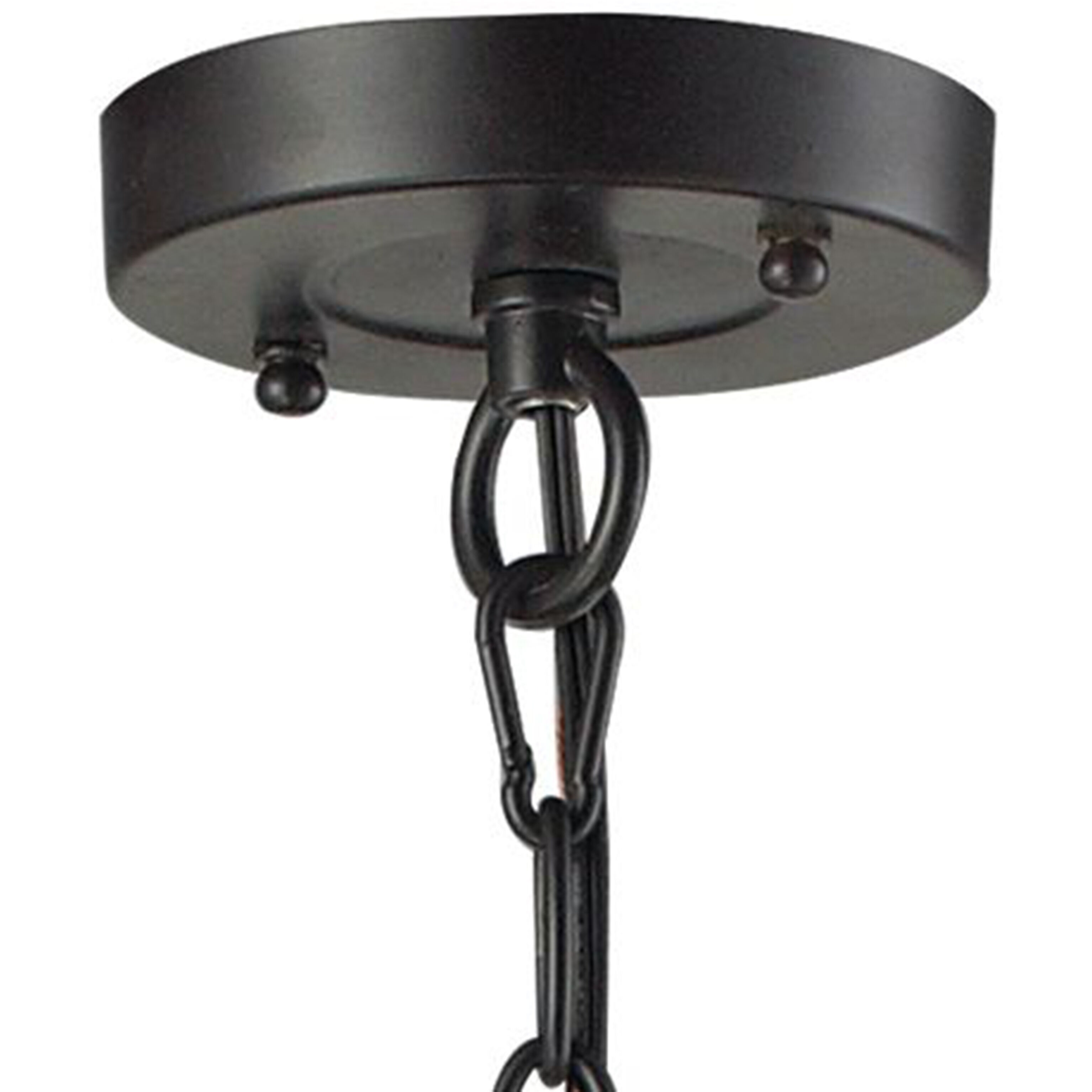 Yardley 6 Light 23 inch Black Chandelier Ceiling Light