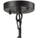 Yardley 6 Light 23 inch Black Chandelier Ceiling Light
