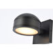 Raine Outdoor Wall Light in Black