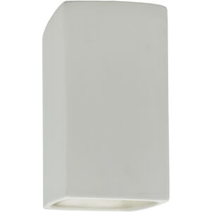 Ambiance Rectangle LED 7.25 inch Bisque Wall Sconce Wall Light, Large