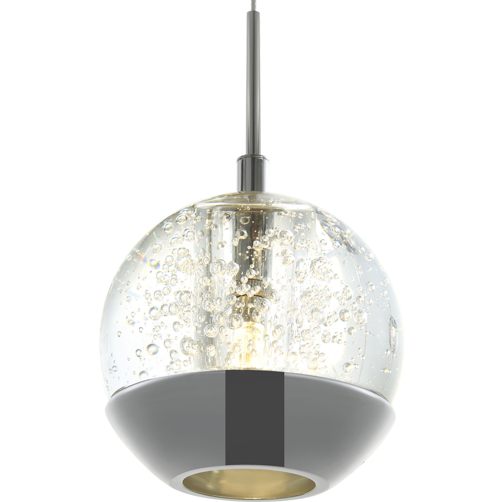 Perrier LED 24 inch Chrome Multi Light Pendant Ceiling Light