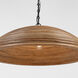 Suzanne Kasler Emerson LED 29.25 inch Bronze Pendant Ceiling Light in Natural Rattan