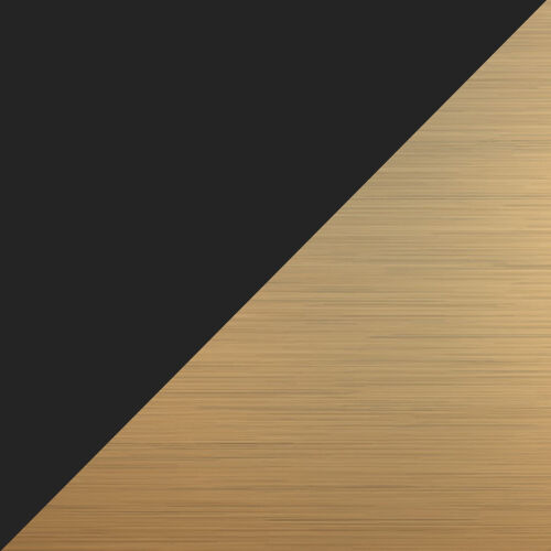 Warren LED 30 inch Matte Black and Brushed Brass Bathroom Light Wall Light in 4